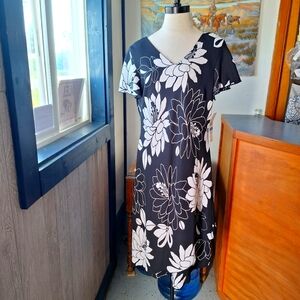 Vintage SL Fashions  "ENU HEM ARMANI PRINT" Size 18, Style#I1773, NWT